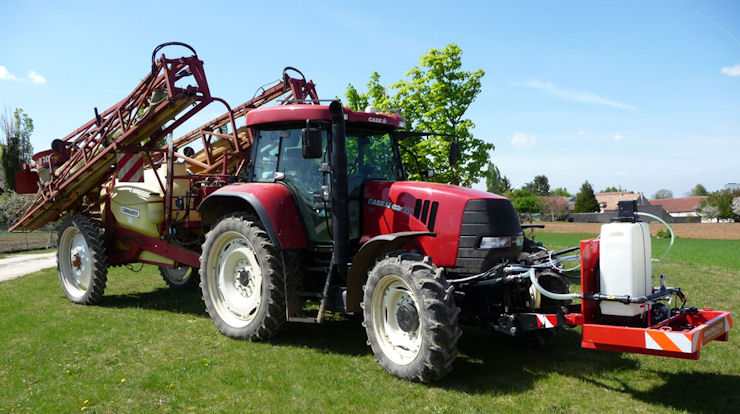 Injection directe sur pulvérisateur agricole